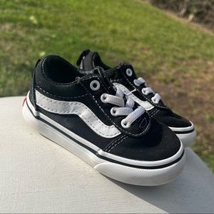 Toddler black 5c old skool vans